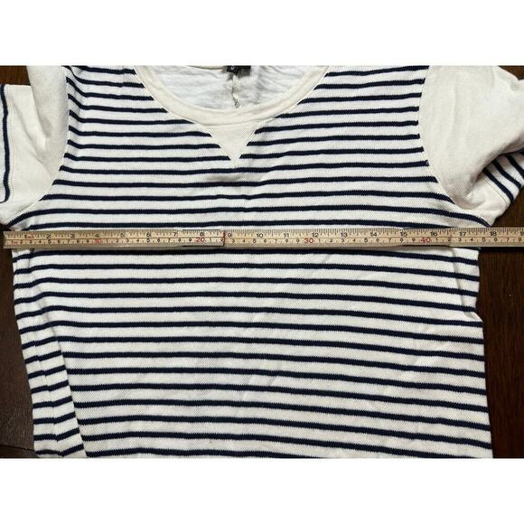 Theory Preppy Nautical Transitional T Shirt Dress Women Medium Beach Resort Trip - Picture 4 of 8